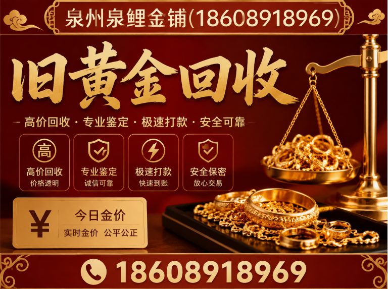 泉港区泉州黄金回收展示图